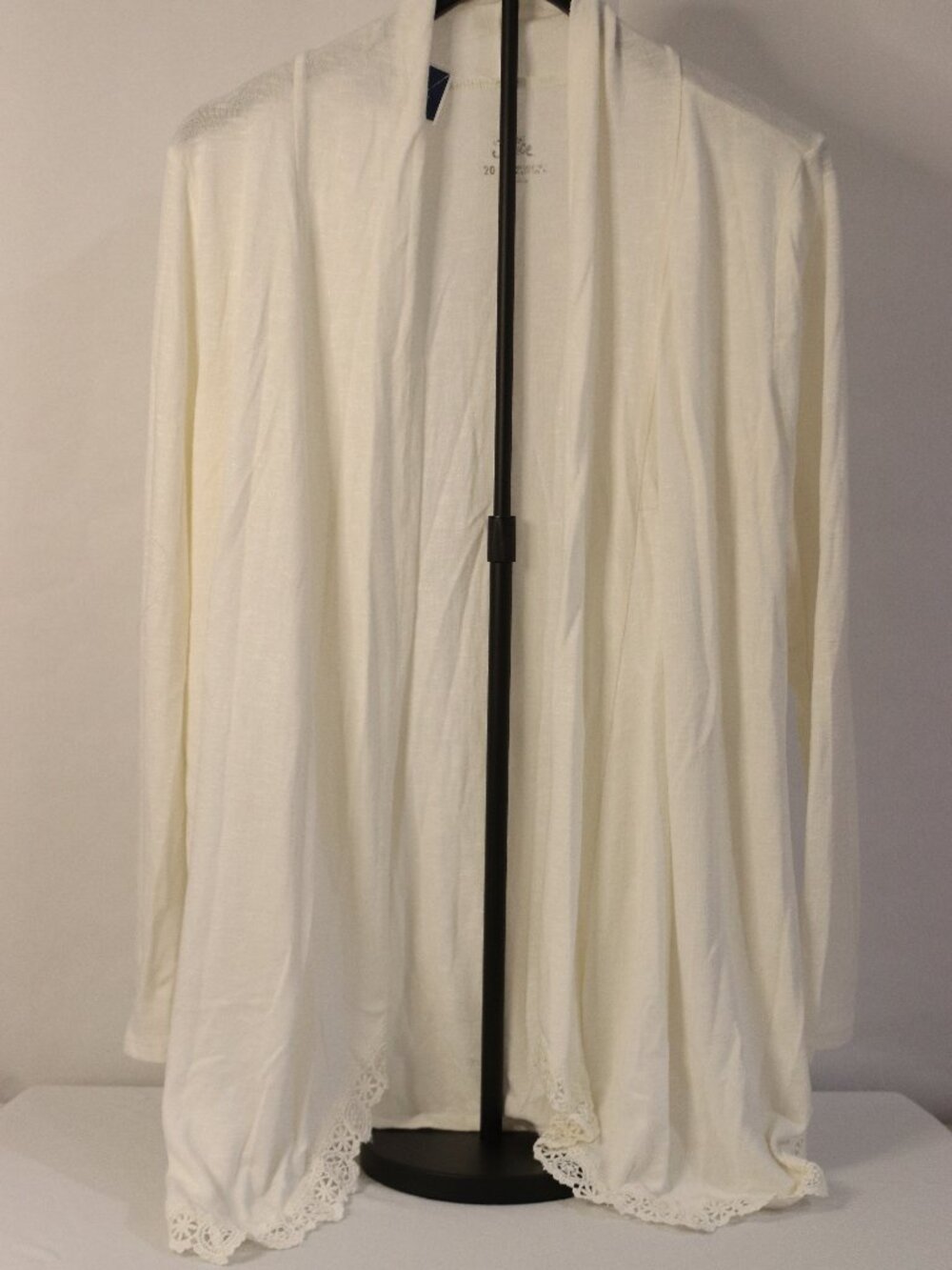 NWT Girls Justice Cardigan Sweater Off-White Sz 20